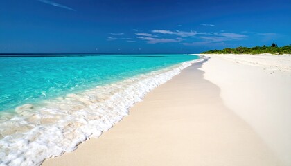 Obraz premium Pristine beach with turquoise water