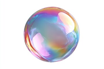 Rainbow sphere, iridescent bubble