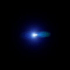 A beacon of hope shines bright a light in the darkness symbolizing resilience and faith with a gradient blur and deep