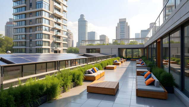 Building Urban rooftop university terrace with solar panels, glass fencing, and collaborative seating pods. (3).jpg