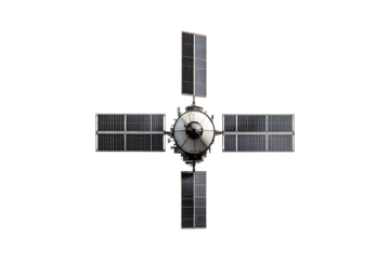 Telecommunication satellite high quality realistic image