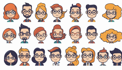 Dynamic Cartoon Avatars: Bold Designs for Print-on-Demand Products