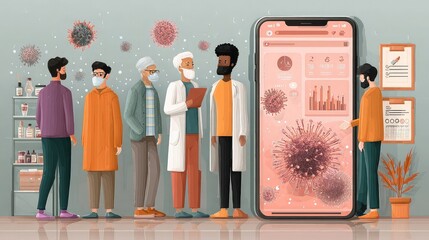 Disease prevention mobile apps offer risk assessments, educational content, symptom trackers, and vaccination reminders promoting public health and wellness.