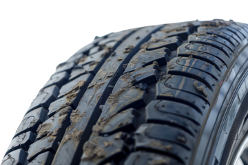 car tire close up