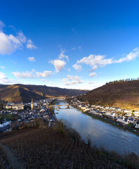Sunset Over Cochem, Germany &ndash; Castle View Above the Moselle Riverside Town