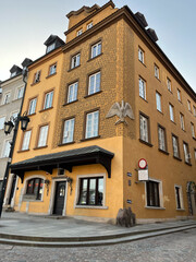 old houses in warsaw