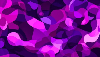 Abstract vibrant purple shapes
