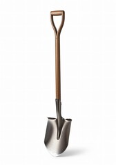 shovel on white background isolated