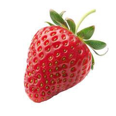 Close-up of a single, vibrant red strawberry (7)