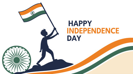 Indian independence day graphic