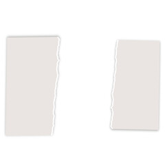 White Watercolor Paper Scrap – Textured Paper Piece for Collage, Handcrafted Design, Stationery Mockups, and Artistic Backgrounds