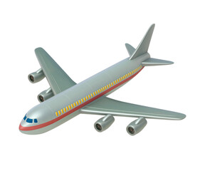 Realistic Toy Airplane Model for Creative Design Projects