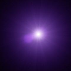 A brilliant burst of radiant light illuminating the unknown a symbol of hope and discovery with soft glowing effect on a