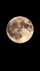 Obraz premium full moon in the night in Croatia Homescreen