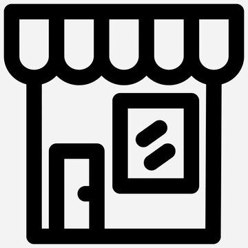 Animated Shopping Store / Market Icon