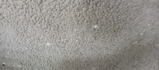 Grey Rough Textured Wall Surface Close Up