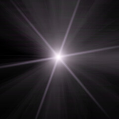 Guiding star illuminating the darkness a beacon of hope casting rays outward during a quiet moment of self reflection in
