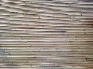 Horizontal Bamboo Sticks Natural Wall Background