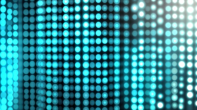 Glowing Blue Light Panel with Circular Pattern and Bright Illumination