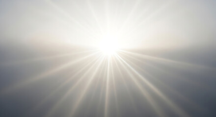 Bright light emanating from the center, creating a radiant, ethereal glow.