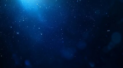Obraz premium Dreamy Sparkling Starfield with Blue Light Perfect for Backgrounds or Designs