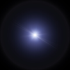 A beacon of hope shining brightly in the darkest night a symbol of resilience and strength with sharp focus against