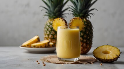 A zesty and revitalizing smoothie made with juicy pineapples. Its bold, tangy flavor makes it a great pick-me-up any time of day.