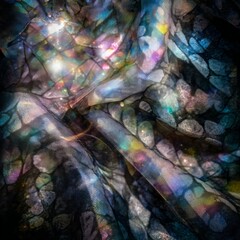 Abstract Colorful Fabric Pattern Design