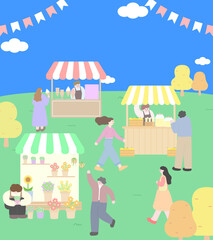 Fototapeta premium Fleamarket_01
