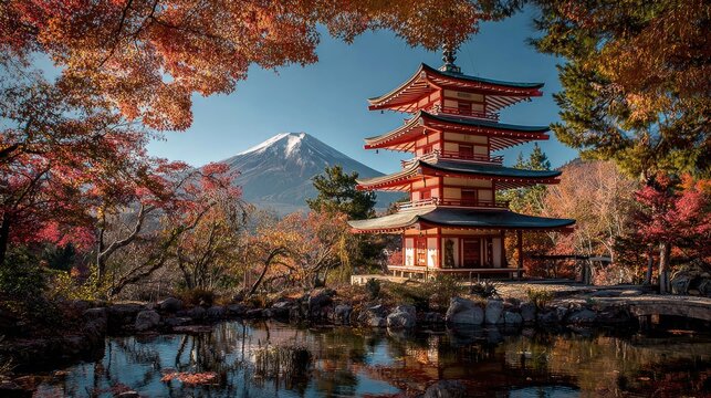 Pictures of natural tourist attractions in Japan