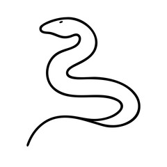 Fototapeta premium snake vector illustration