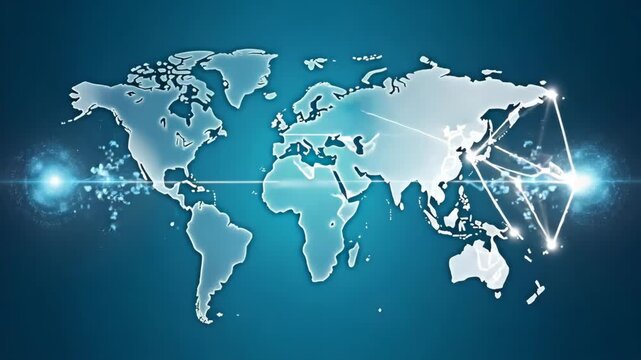 High Definition Visual: Transformative Impact of Global Trade Agreements on Regulatory Harmonization, Export-Import Flows & Economic Growth - Stock Photo Concept with Empty Space