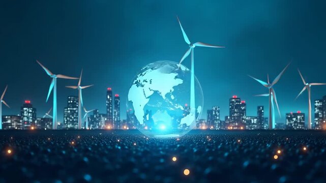 Global Energy Markets Analysis: Diversified Portfolios, Commodity Trading Dynamics, Market Volatility Metrics, Regulatory Influences & Digital Transformation - Photo Stock Concept