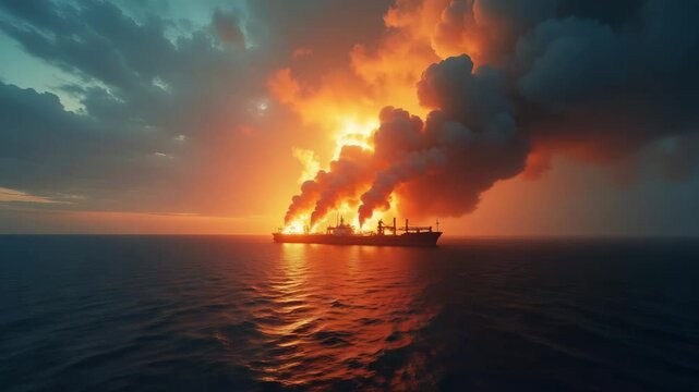 Examining political instability impacts oil supply dynamics influencing market disruption energy security concerns international trade fluctuations in  Photo Stock  Concept  and empty space on the lef