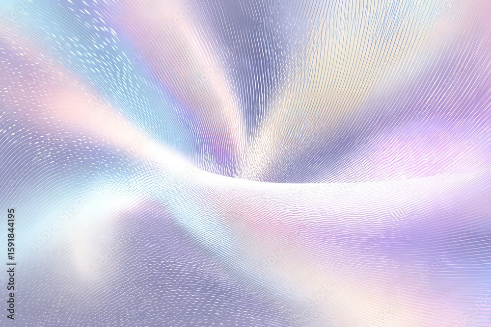 Wall mural abstract iridescent pattern design background