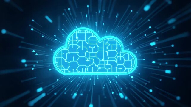 High performance cloud computing solution ensures rapid processing low latency and optimized resource allocation enhancing digital operations and enterprise agility. in  Photo Stock  Concept  and empt