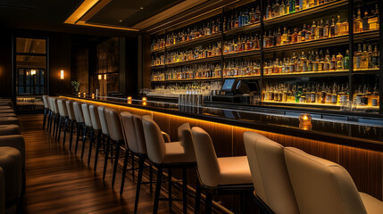 Obraz premium deluxe city cocktail bar experience 