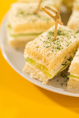 Mini Cucumber Sandwiches