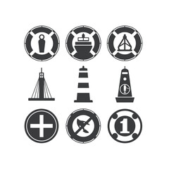 set of icons