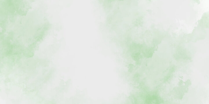 Green watercolor background with marbled grunge texture and color splash  Summer minimalistic background. Paper design,  Light green abstract watercolor paper texture background 