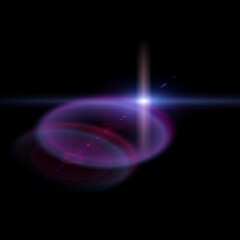 A cosmic ballet of light a celestial dance evoking wonder and mystery a moment of pure imagination with ethereal purple