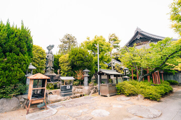 shikoku, JAPAN - may 2 2025 Ichinomiya Temple No. 83 in the Shikoku Pilgrimage, in Kagawa...