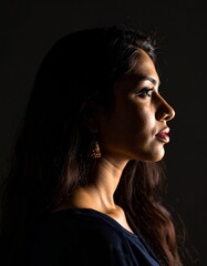Fototapeta premium Generated image, Portrait of a woman 
