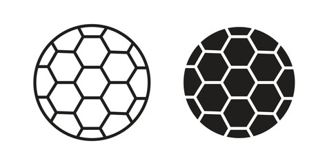 Fototapeta premium Football icon for websites and mobile minimalistic flat design.