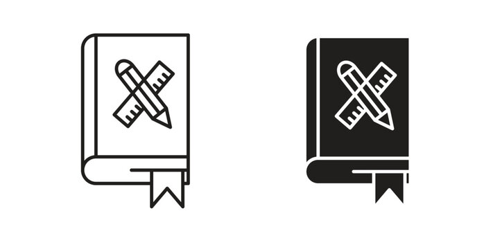 Brand guidelines icon for websites and mobile minimalistic flat design. - Powered by Adobe