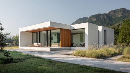 Modern Minimalist Residence with Open Plan Living and Natural Light