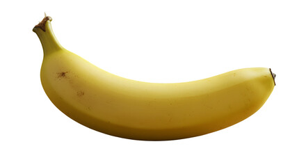 Fresh banana. A piece of yellow fruit ready to eat