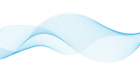 Abstract modern background with blue wavy line,Tranquil And Peaceful Atmosphere With Light Blue, Abstract bluewave on transparent background.