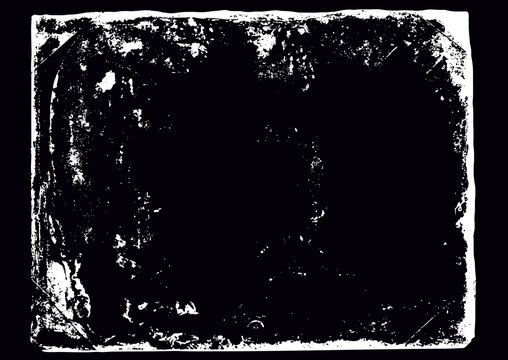 Grunge black and white overlay texture background. Abstract distress texture dust grain with scratches and grain background.
