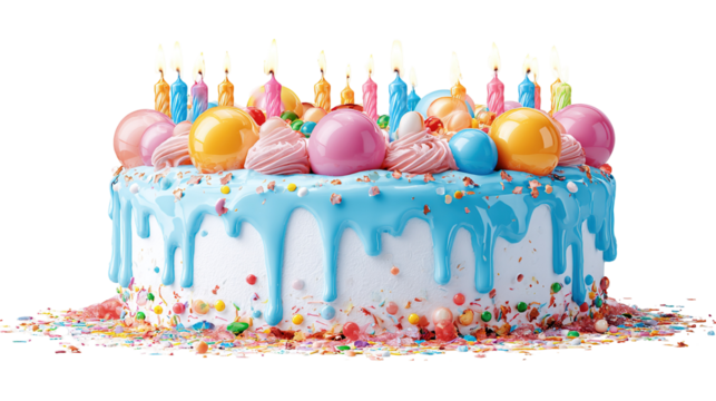 High angle view of cake with text against pink background